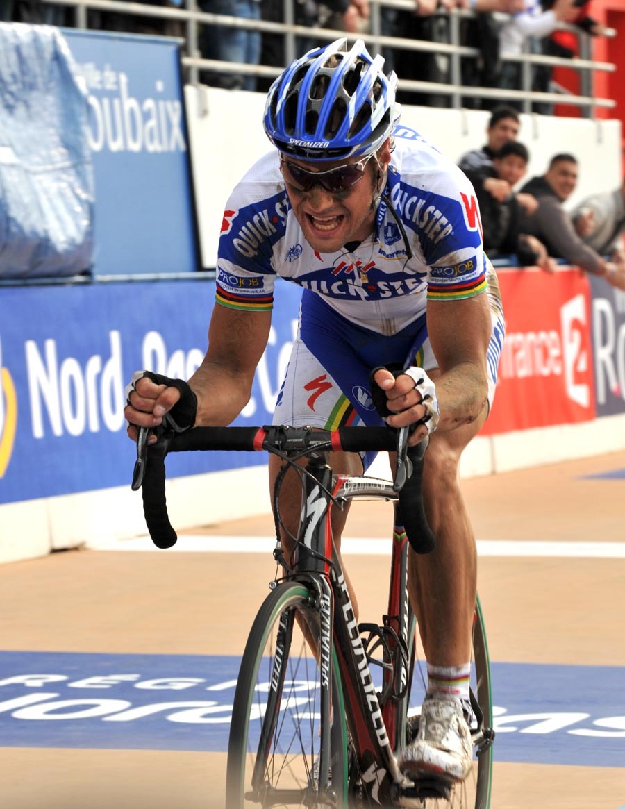 Tom Boonen Paris Roubaix velodrome 2009 Graham Watson Tom Boonen Paris Roubaix velodrome 2009 Graham Watson