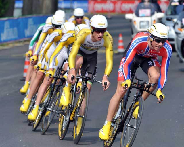 Columbia 2009 Giro stage one TTT Columbia 2009 Giro stage one TTT