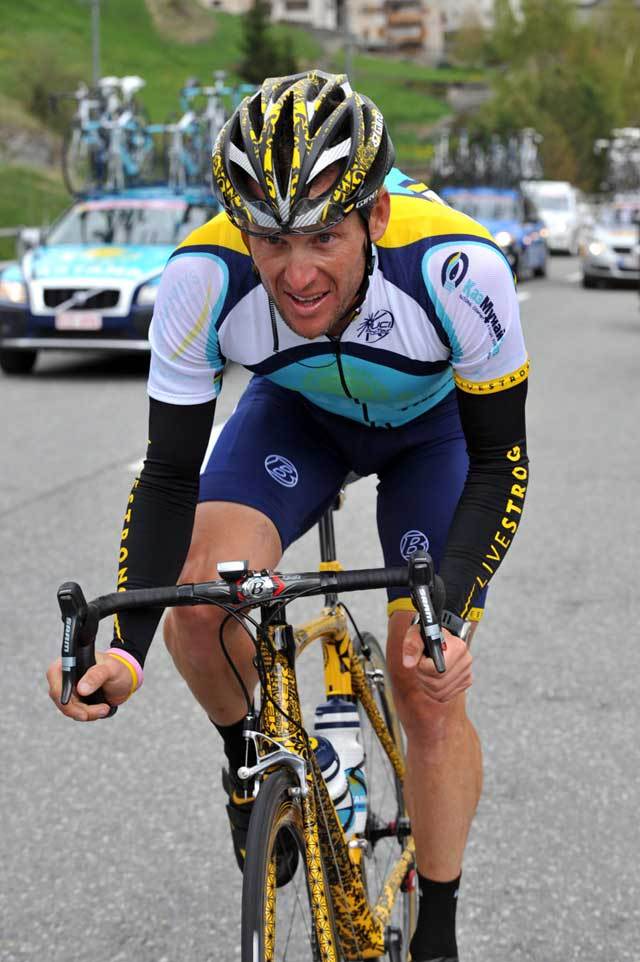 Lance Armstrong Giro 2009 stage 7 Lance Armstrong Giro 2009 stage 7