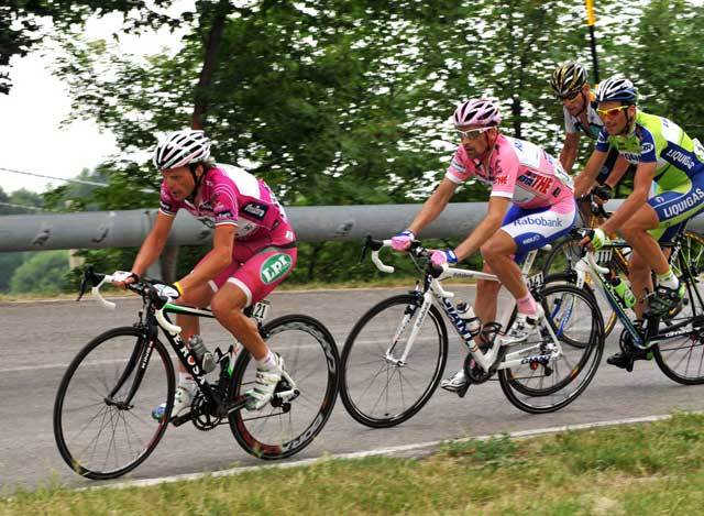 Di Luca Menchov Basso Armstrong Giro 2009 stage 17 Di Luca Menchov Basso Armstrong Giro 2009 stage 17