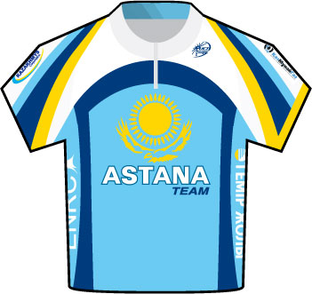 astana.jpg Astana Tour de France 2009 team jersey