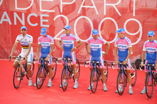 Lampre, Tour de France 2009, team presentation, Monaco