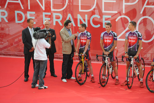 Silence-Lotto, Tour de France 2009, team presentation, Monaco