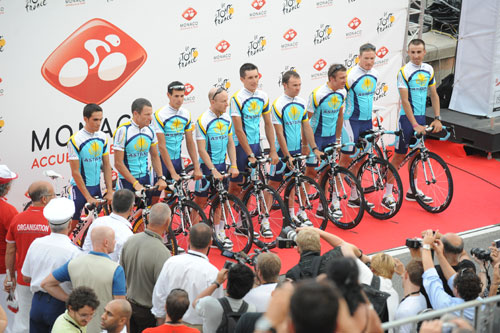 Astana, Tour de France 2009, team presentation, Monaco