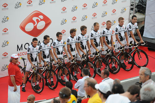 Cervelo Test Team. Tour de France 2009, team presentation, Monaco