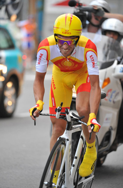 Alberto Contador, Tour de France 2009, stage 1 TT, July 4 2009