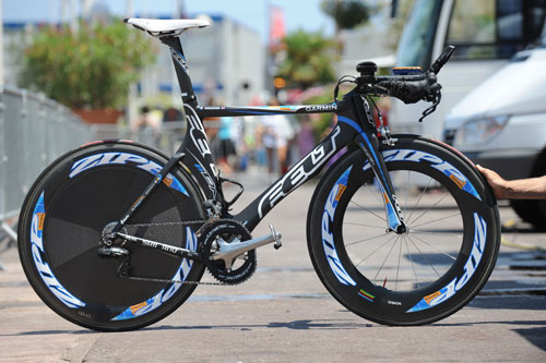 DSC_4788.jpg Bradley Wiggins Felt TT bike, Tour de France 2009, stage 1
