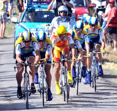 Astana, Tour de France 2009, stage 4 TTT