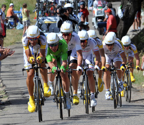 Columbia-HTC, Tour de France 2009, stage 4 TTT