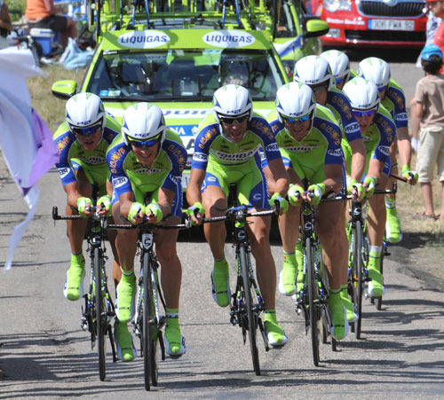 Liquigas, Tour de France 2009, stage 4 TTT