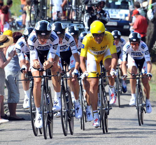 Saxo Bank, Tour de France 2009, stage 4 TTT
