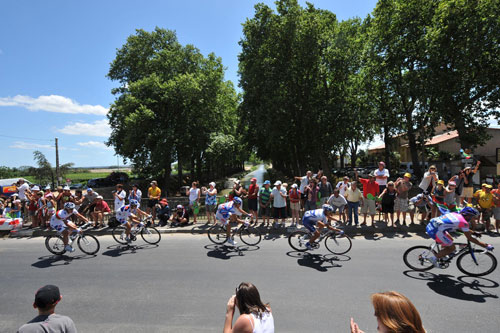 Escape at Cana du Midi, Tour de France 2009, stage 5
