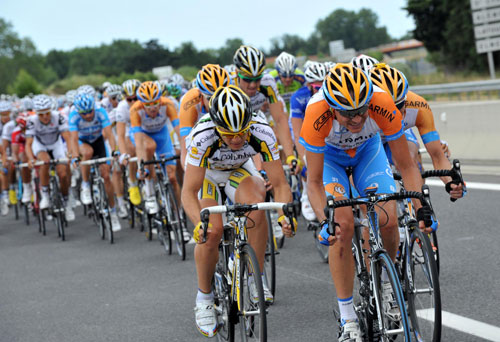 Danny Pate chases, Tour de France 2009, stage 5