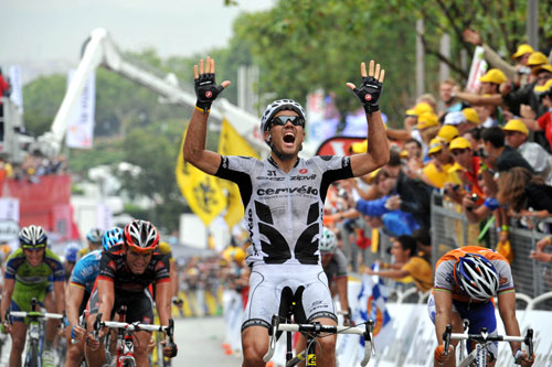 Thor Hushovd wins, Tour de France 2009, stage 6