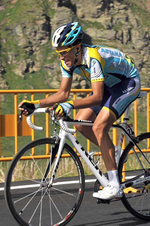 Alberto Contador, Tour de France 2009, stage 7