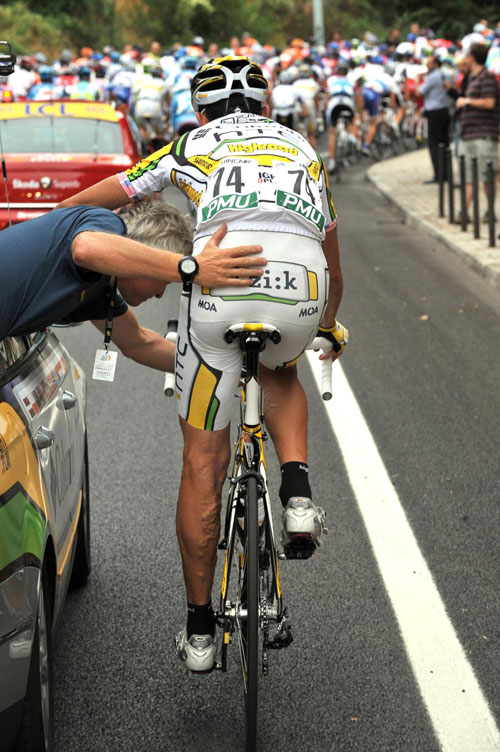 George Hincapie, Tour de France 2009, stage 7