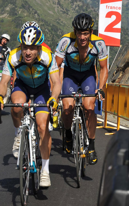 Levi Leipheimer, Lance Armstrong, Tour de France 2009, stage 7
