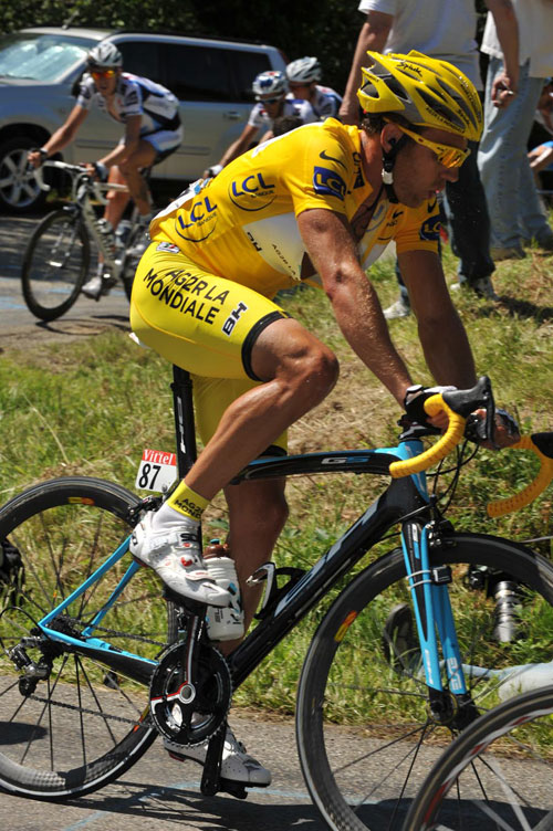 Rinaldo Nocentini, Tour de France 2009, stage 8