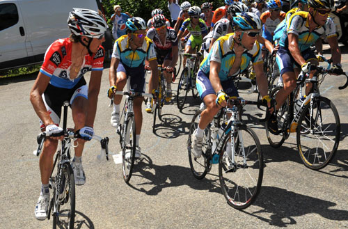 Andy Schleck, Astana, Tour de France 2009, stage 8