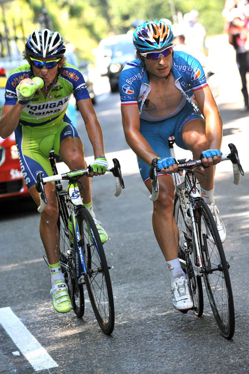 Pierrick Fedrigo, Franco Pellizotti, Tour de France 2009, stage 9