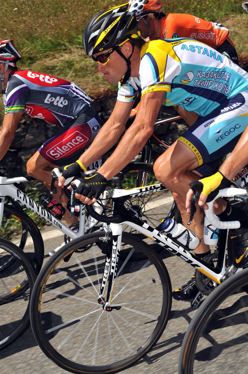 Lance Armstrong, Tour de France 2009, stage 9