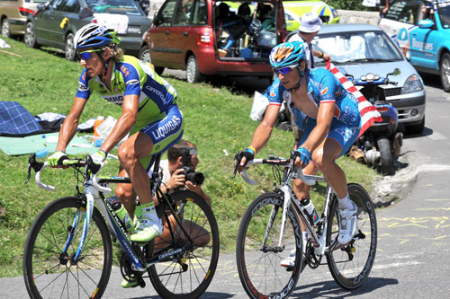 Franco Pellizotti, Pierrick Fedrigo, Tour de France 2009, stage 9