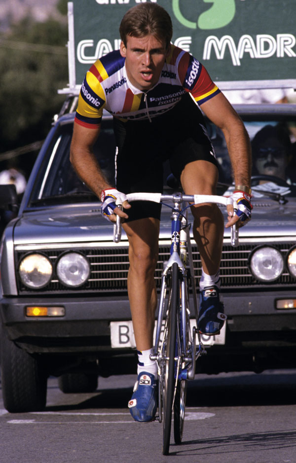 Erik Breukink 1989 Prologue Erik Breukink rides to victory in the Luxembourg Prologue