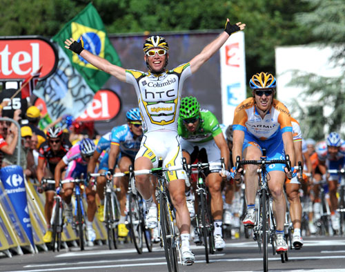Mark Cavendish wins, Tour de France 2009 stage 11