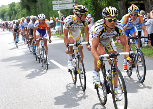 Columbia chase, Tour de France 2009, stage 11