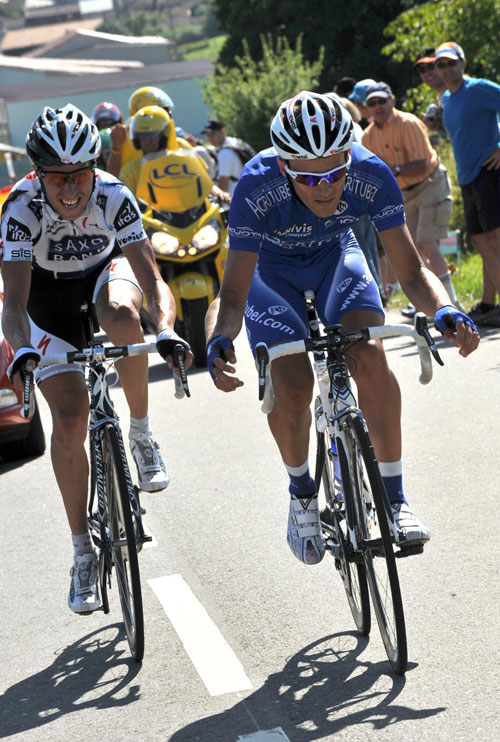 Calzati, Sorensen, Tour de France 2009, stage 12