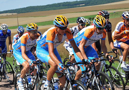PATE-DEANO-VDV.jpg Danny Pate, Christian Vande Velde, Julian Dean, Tour de France 2009, stage 12