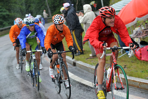 Kern attacks, Tour de France 2009, stage 13