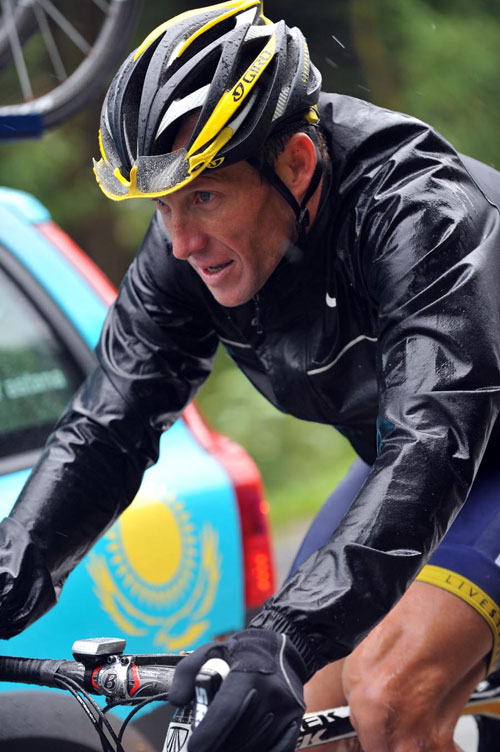 Lance Armstrong, Tour de France 2009, stage 13