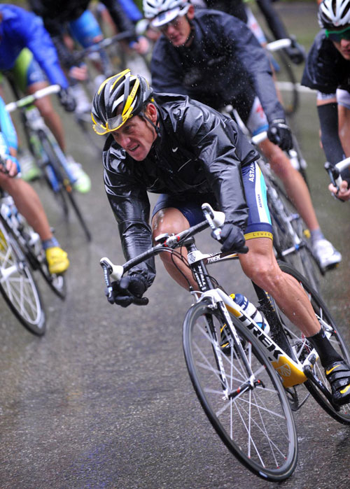 Lance Armstrong, Tour de France 2009, stage 13