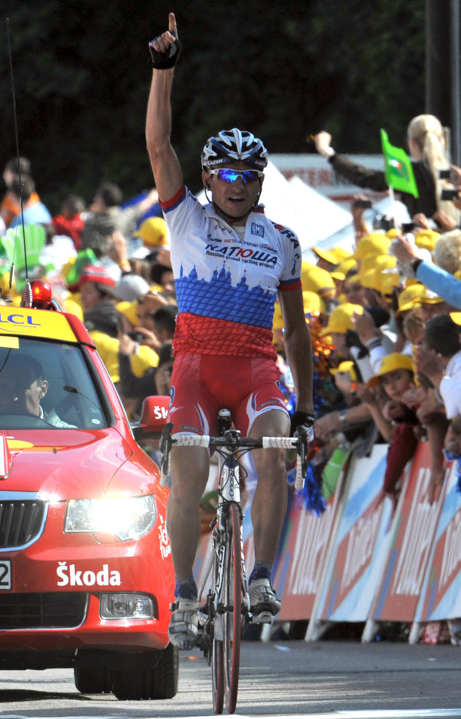tour de france, 2009 tour de france, stage 14, besancon, serguei ivanov, mark cavendish, thor hushovd, alberto contador, lance armstrong 