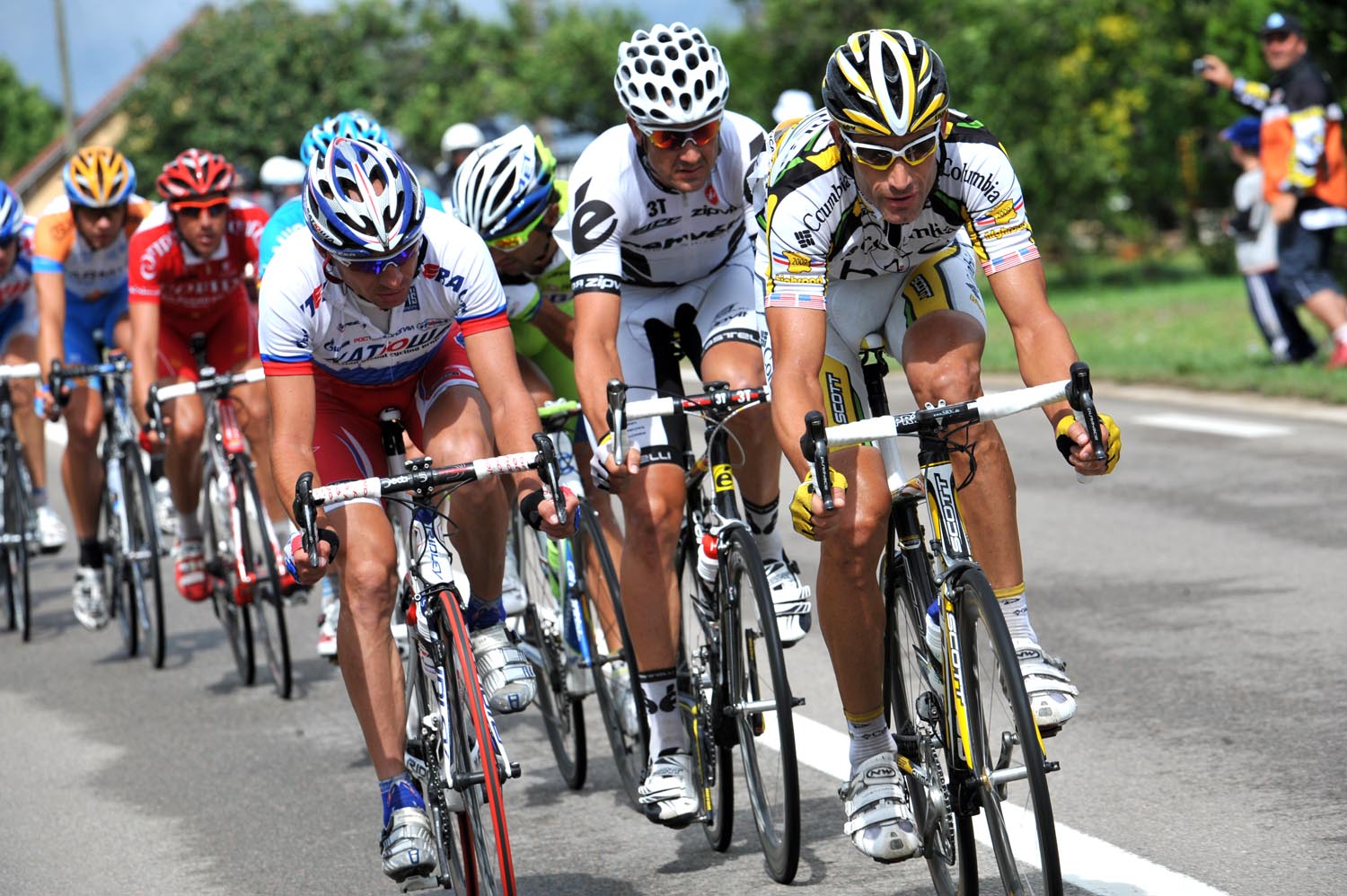 tour de france, 2009 tour de france, stage 14, besancon, serguei ivanov, mark cavendish, thor hushovd, alberto contador, lance armstrong 