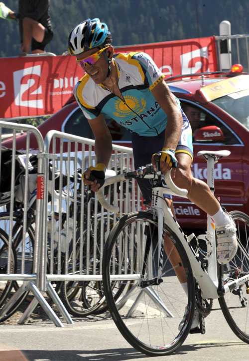 Alberto Contador solo, Tour de France 2009, stage 15