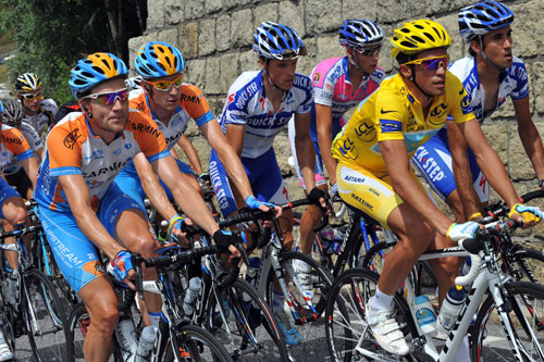 Contador, Zabriskie, Tour de France 2009, stage 16