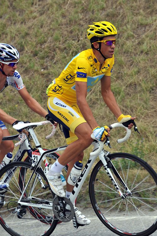 Contador, Tour de France 2009, stage 16