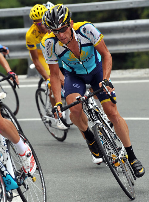Armstrong, Tour de France 2009, stage 16