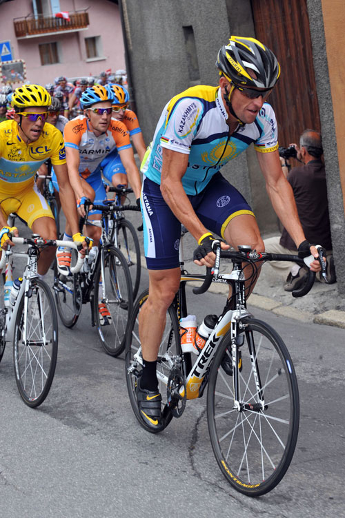 Armstrong, Contadro, Tour de France 2009, stage 16