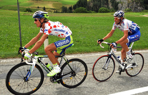 Pellizotti, Karpets, Tour de France 2009, stage 16