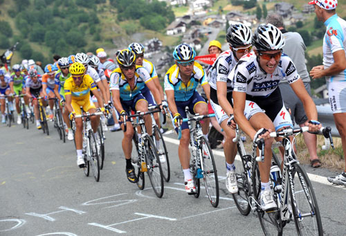 Saxo Bank, Tour de France 2009, stage 16
