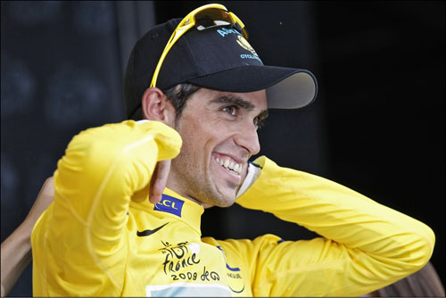 CONTADOR-PODIUM.jpg Alberto Contador, Tour de France 2009, stage 17
