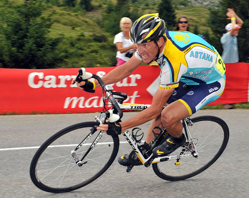 Lance Armstrong, Tour de France 2009, stage 17