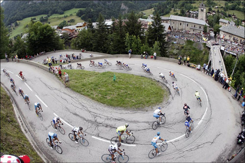Col des Saisies, Tour de France 2009, stage 17
