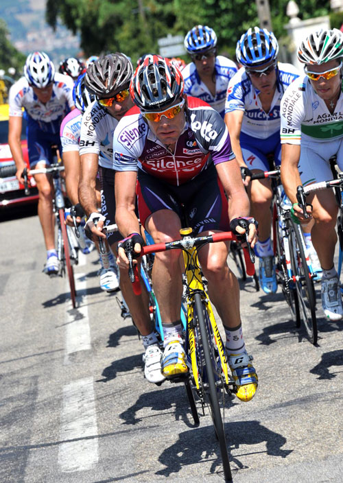 Cadel Evans in the escape, Tour de France 2009, stage 19