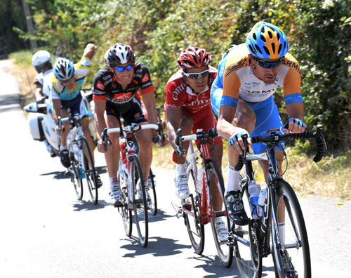 David Millar in the escape, Tour de France 2009, stage 19