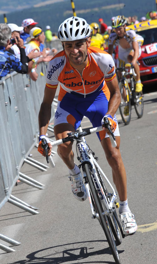 Garate attacks, Tour de France 2009, stage 20