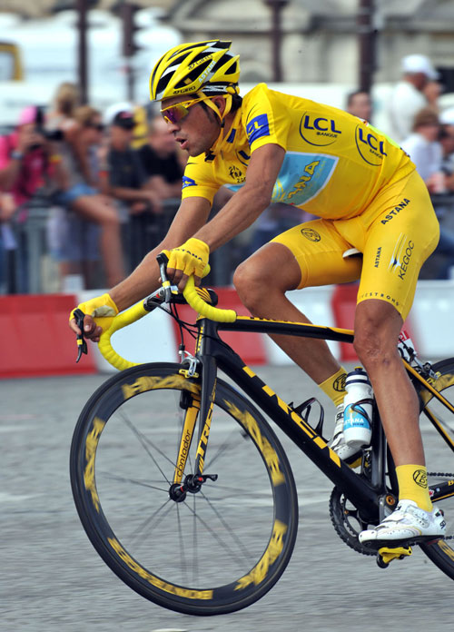 Alberto Contador, Tour de France 2009, stage 21